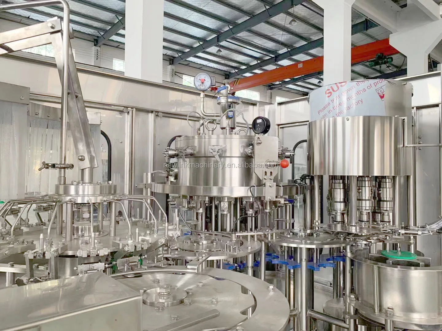 
Soft Drink Mixing Machine/Soda Water Production Line/carbonated drink Filling Machine Cola Production Line 
