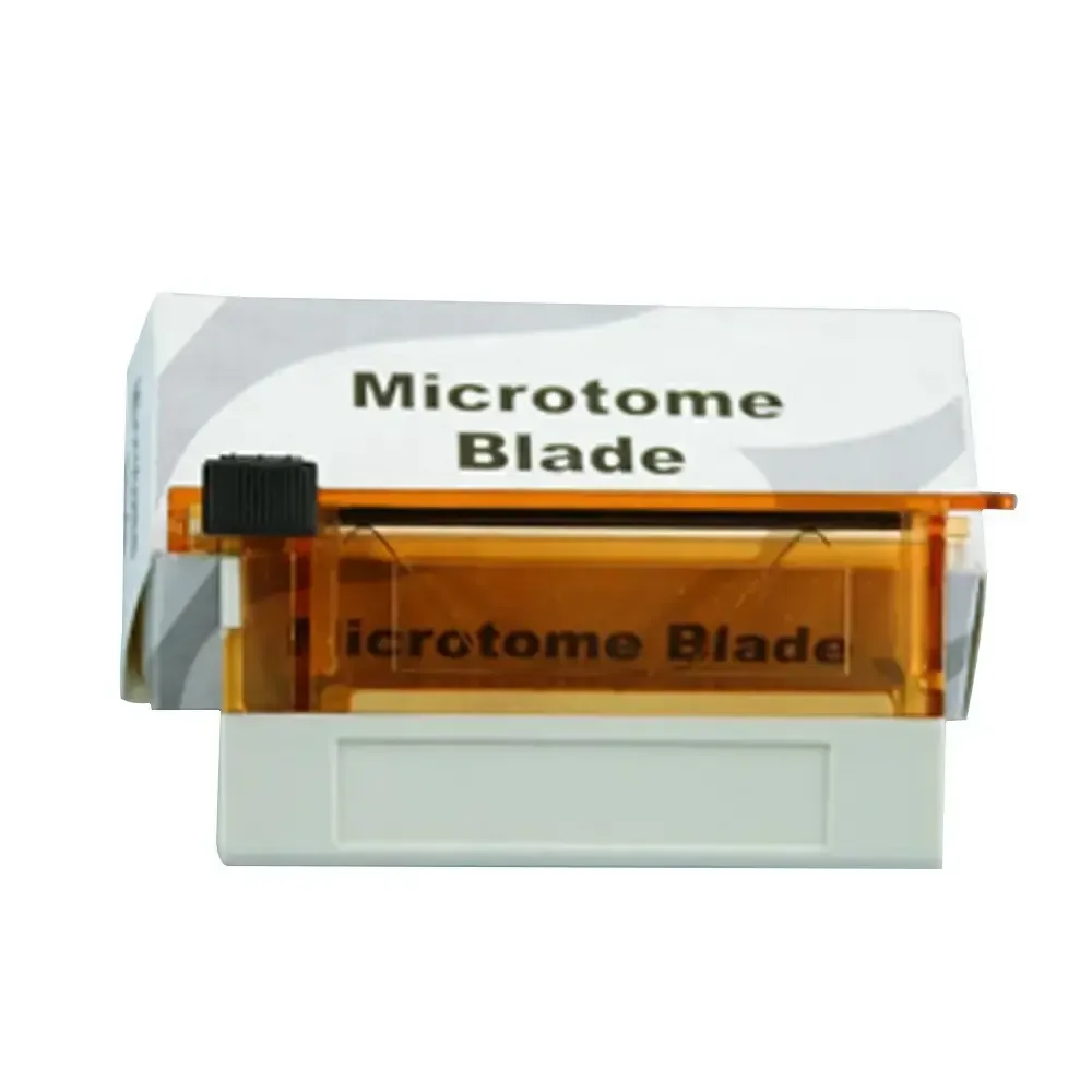Medical Tissue Microtome Pathological Blades Stainless Steel Microtome Blade for Feather R35 N35