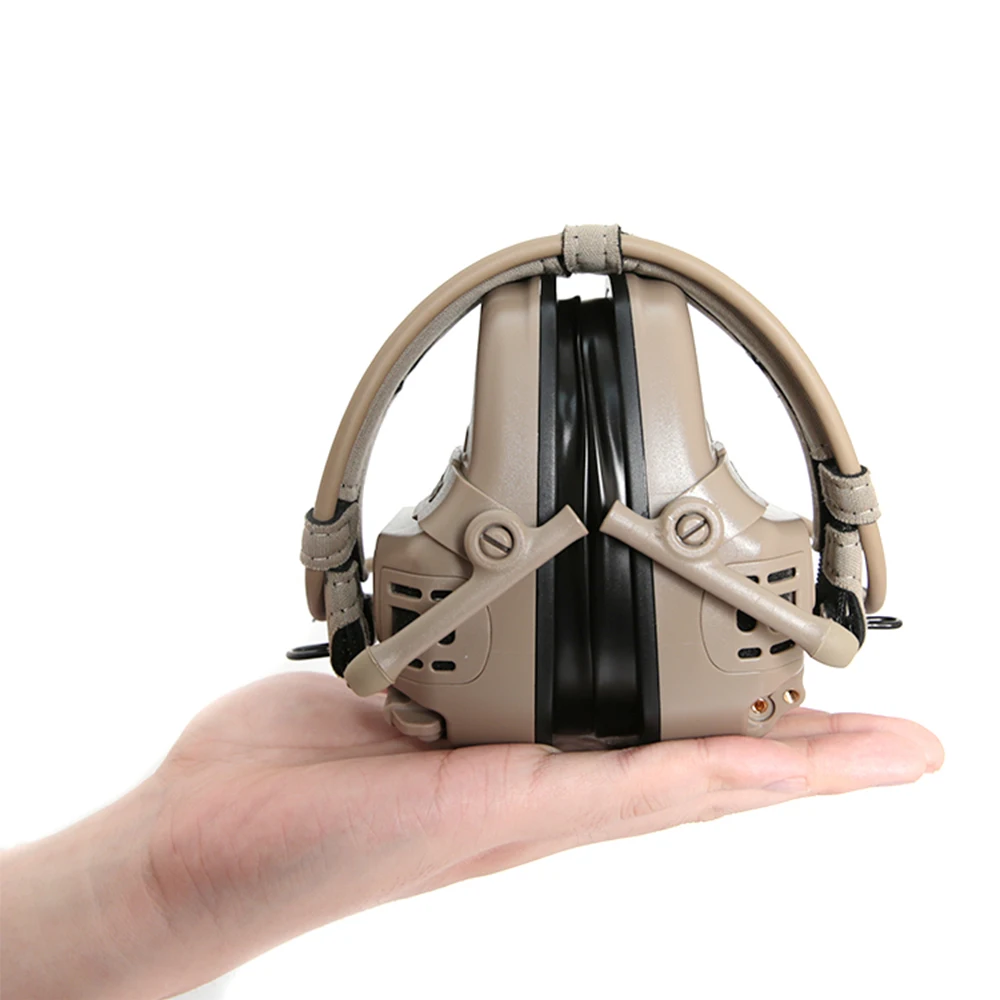 Tactical Noise Reduction Headphones FCS Headset Sound Pickup Falcon Ears FE30 FE40 Pro Version Black TAN FG Color
