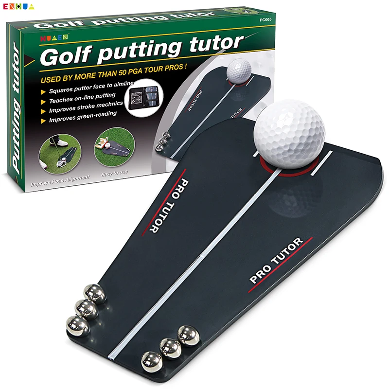Indoor Practice Black ABS Golf Putting Tutor High quality Cheap