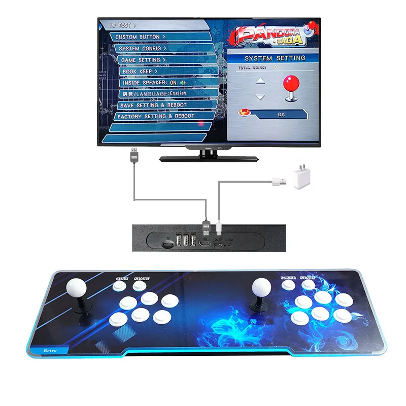 Low Price Pandora Conosle HD 8800 in 1 Retro Gaming Video Tablero Arcade Pandora Box