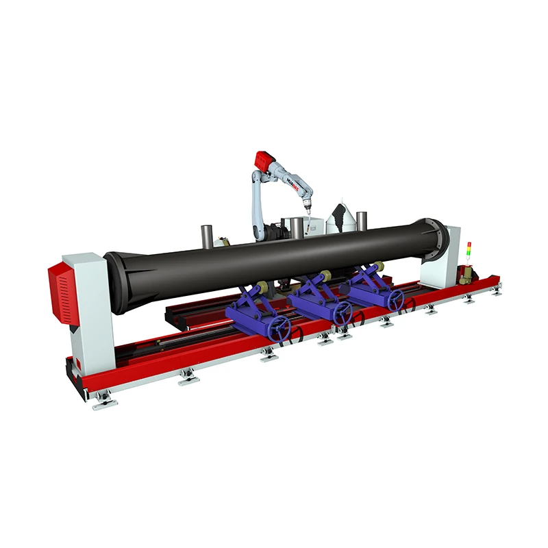 industrial automatic The factory supplies single-shaft frame welding positioners 6-9 Axis robot workstation