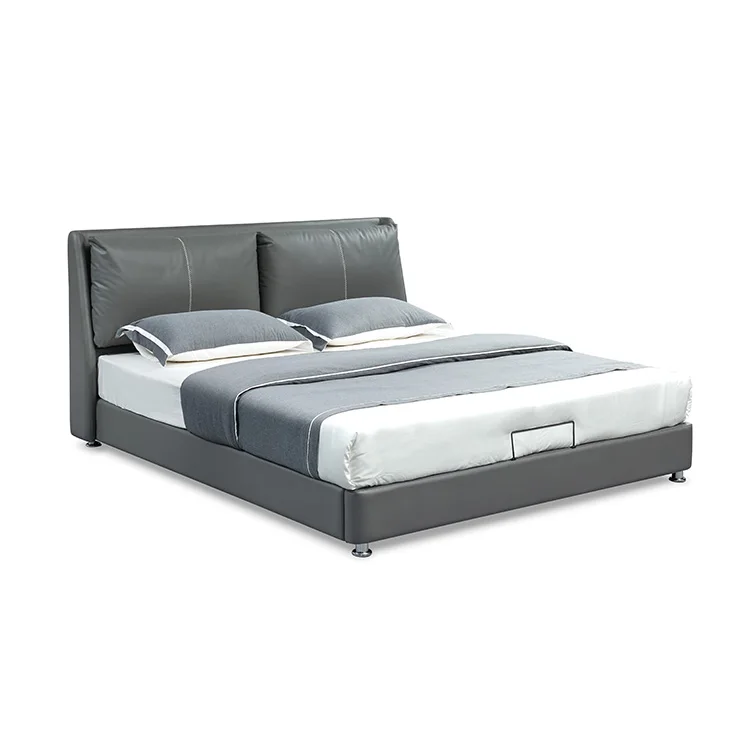 
Nordic modern contracted master bedroom double bed minimalism 