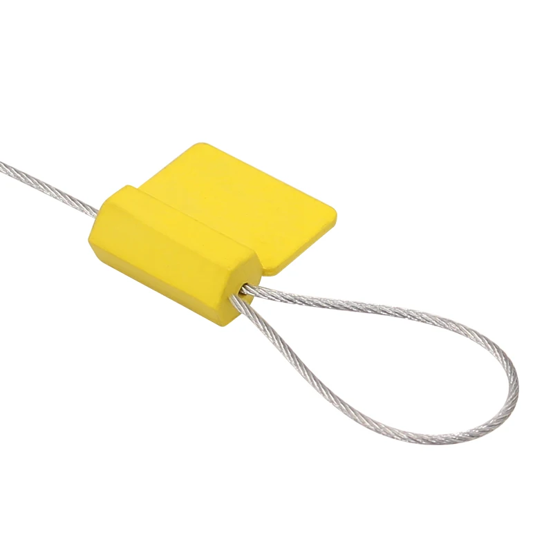 MA-CS3019  Robust Plastic Head Steel Wire Disposable Container Cable seals for Security Container Truck Lock