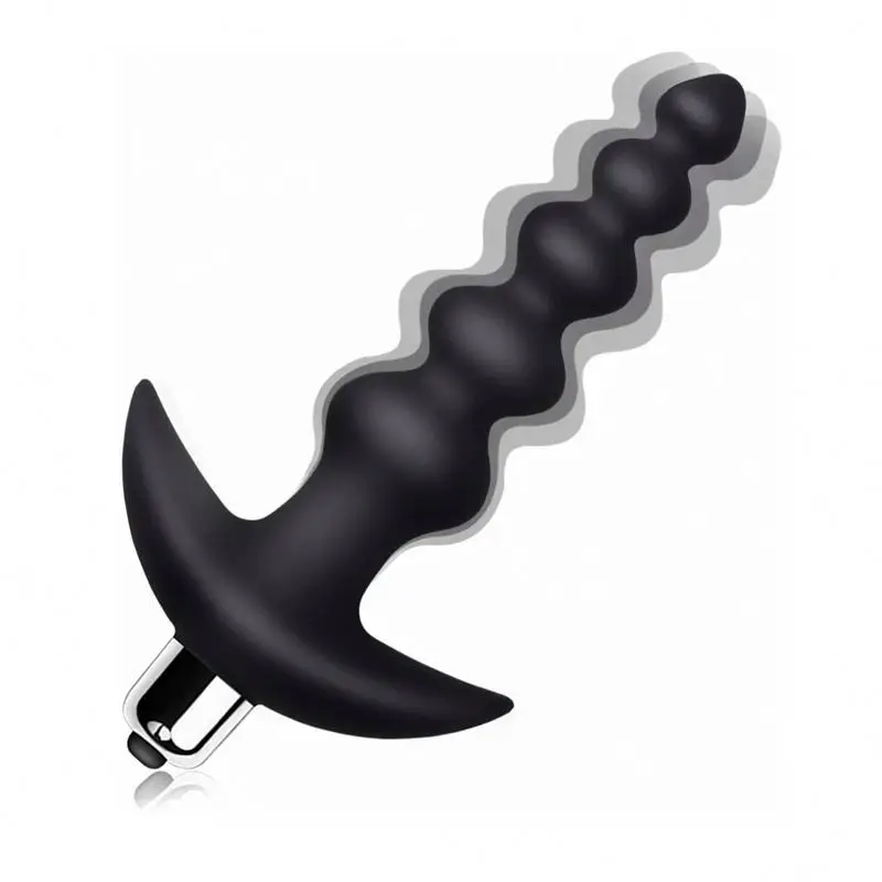 Anal Vibrator Prostate Massage Bead 16 Vibration Modes for Anal Play Anal Stimulator Butt Plug Sex Toy for Men Women Couples