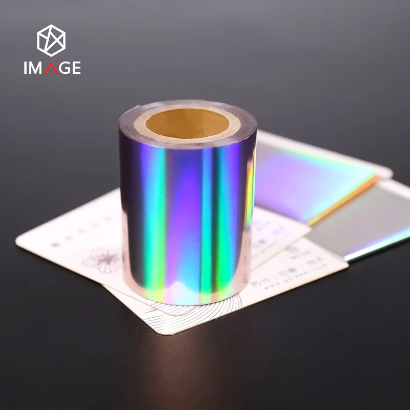 Roll form Holographic Cold Stamping Foils with Stunning Color Effect and High Security Feature for Brand Packaging