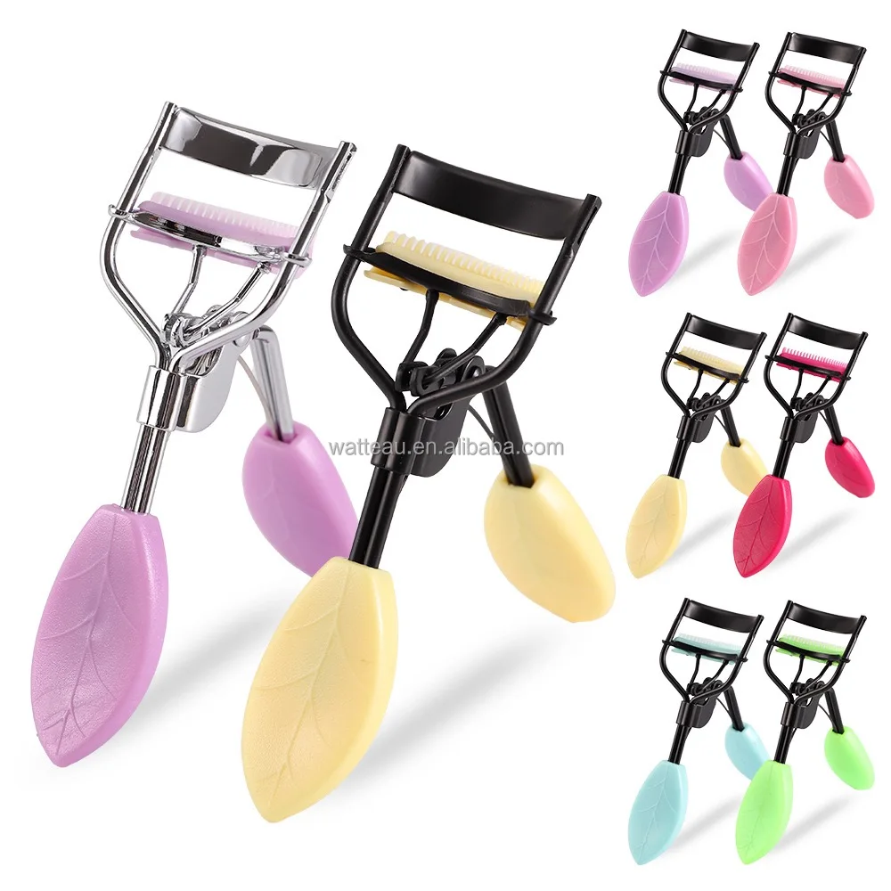 Colorful Plastic Comb Coils Handle Eyelash Clip with Black Metal Curler Eyelash Curler Product