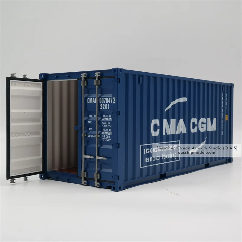 O.A.S модель контейнера фабрика 20gp пластиковые коробки для поделок CMA CGM миниатюрная