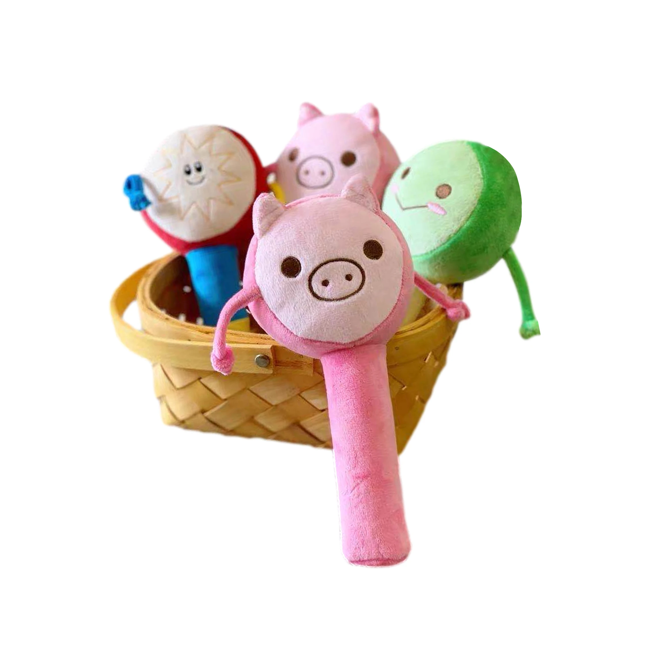 Имитирующая китайскую традиционную погремушку плюшевая игрушка, плюшевая детская игрушка