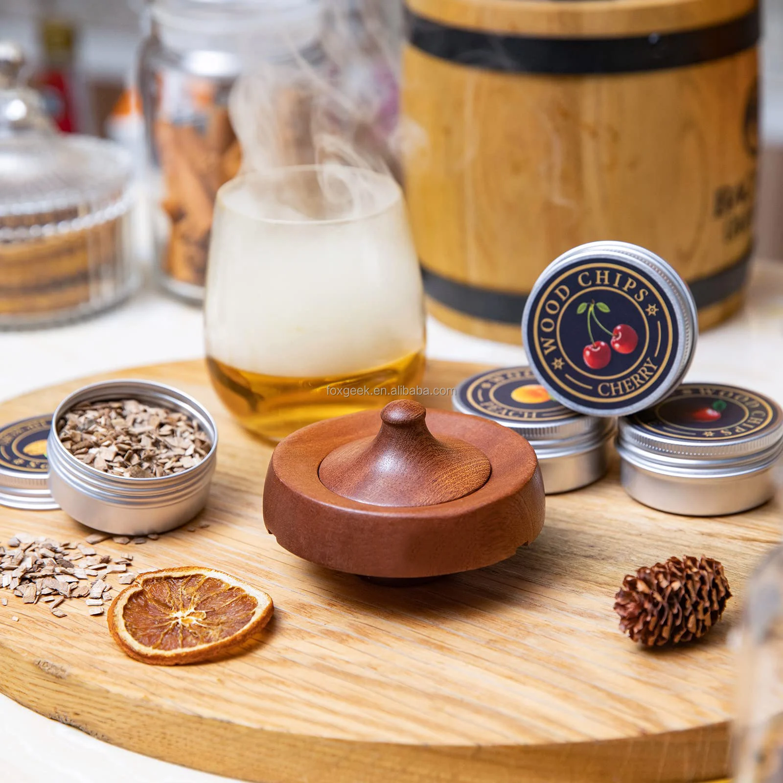 Набор для приготовления коктейлей Bartending с фонариком новые модели 2023 года не очаровательный дизайн безопасный детей фонарик замком деревянная