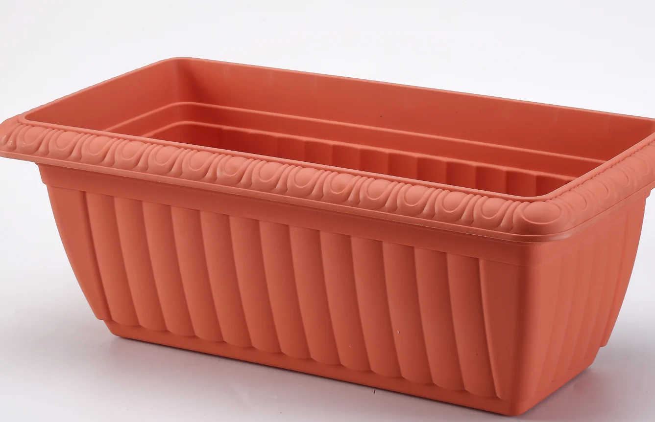 
The balcony vegetable pots rectangular plastic flower pot garden pots for plants 