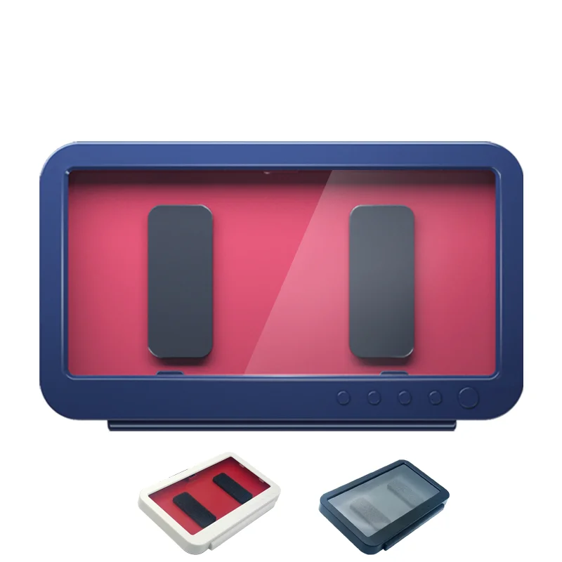 Update version 360 rotating bathroom waterproof shower mobile phone holder new blue abs water proof shower phone case