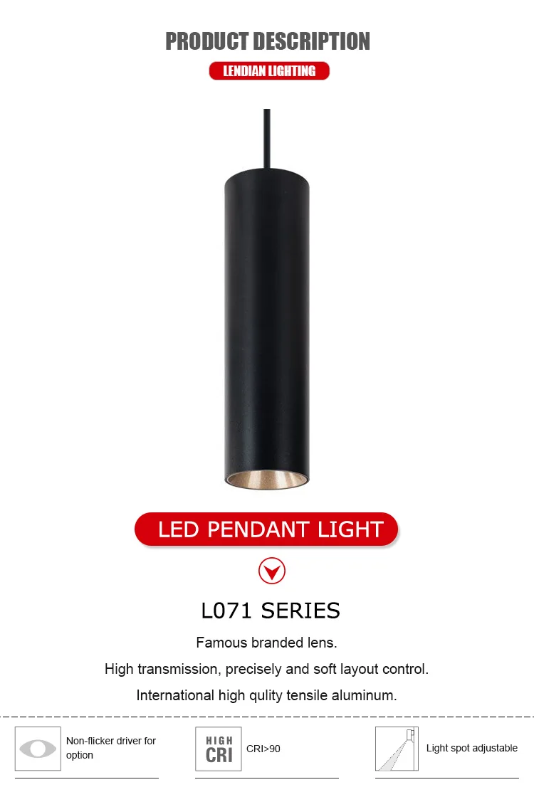 8W-30W Hanging Lamp Minimalist Japanese Style Led Pendant Light Modern Brass Light Fixture Ceiling Hanging Lamps for Interior