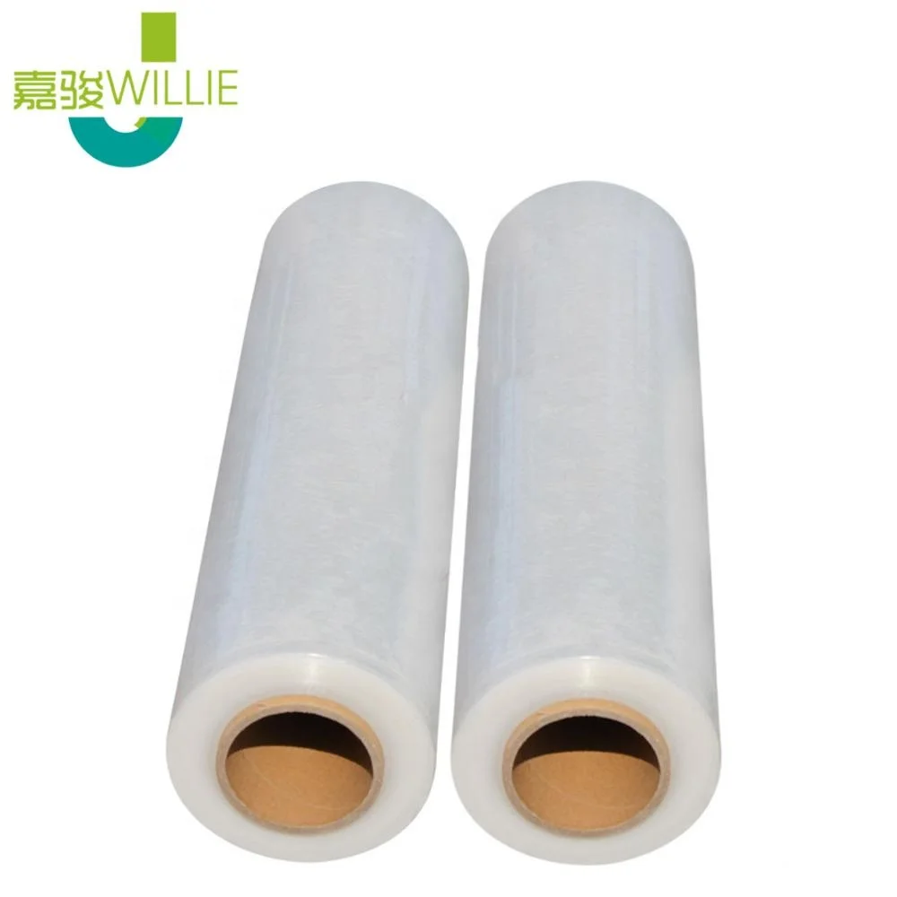 Hand And Machine Use Pallet Hand Tool Cutter 18 /Wrap 1500 Feet 10 Micron 3 Layer Stretch Film Machine For Using Industrial