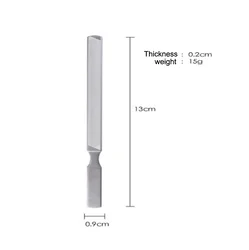 Hot Sale High Quality Double Sided Stainless Steel Nail File