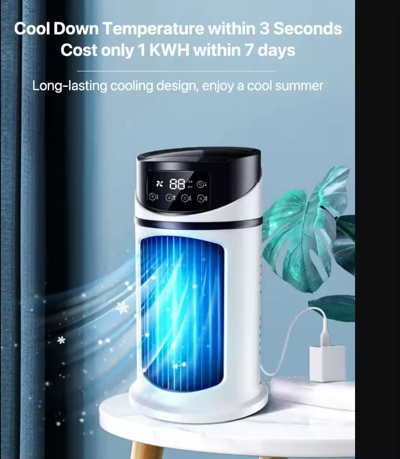 Portable Remote Control Mini Air Conditioner Of Hot Sale Good Price Room Portable Water Cooling Fan Air Cooler Fan For Summer
