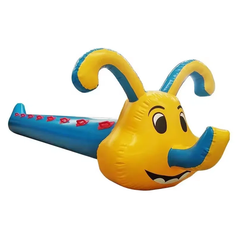 Customized 3-10 seats Inflatable Dry Land Dragon Boat Student Props Inflatable Dry Land Dragon Boat Trainer Race Parent-Child