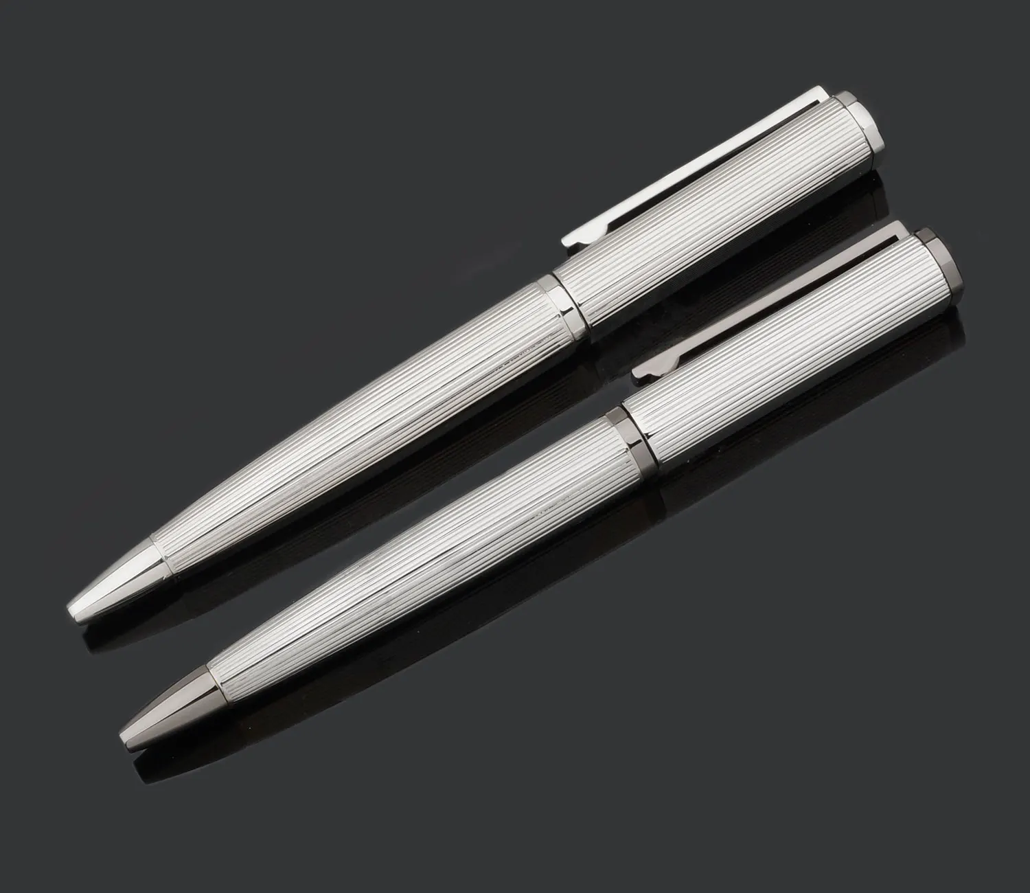 Perfect Pleats Ballpoint Pens Metal Roller pens Custom Biros Smooth