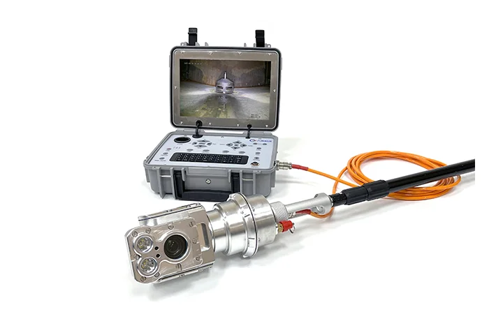 2-5M Portable Anti-explosion Manhole Pole Camera with 10 inch screen suitable for large spaces and complex working conditions