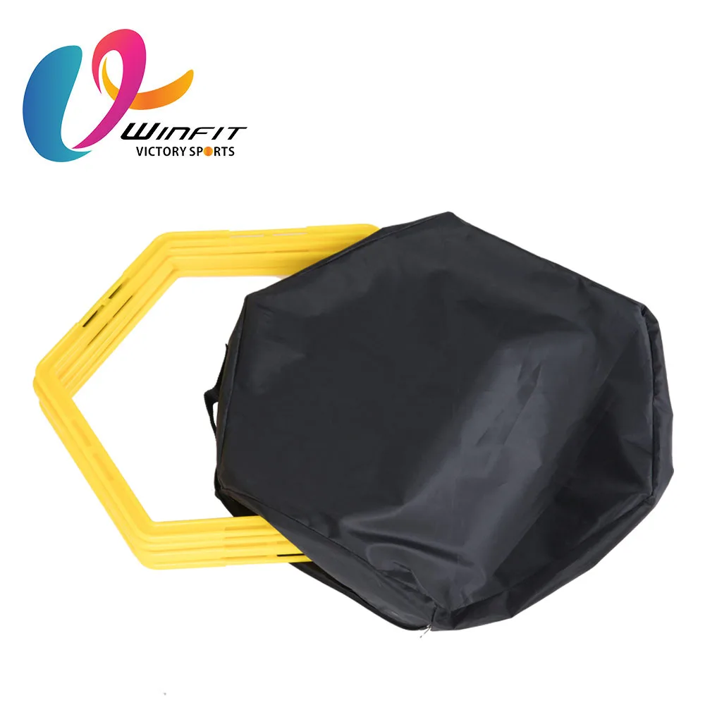 Professional Adjustable PP Football Soccer Training Hex Agility Speed Ladders