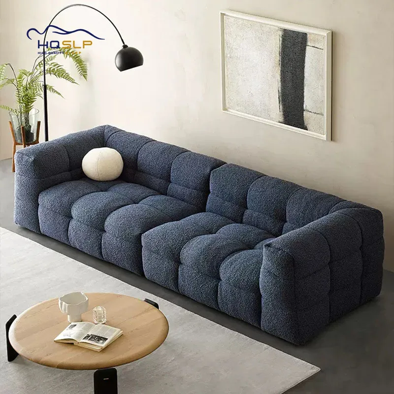 Top Sellers Modern Sectional Living Room Seating Corner Modular Couch Boucle Floor Sofa