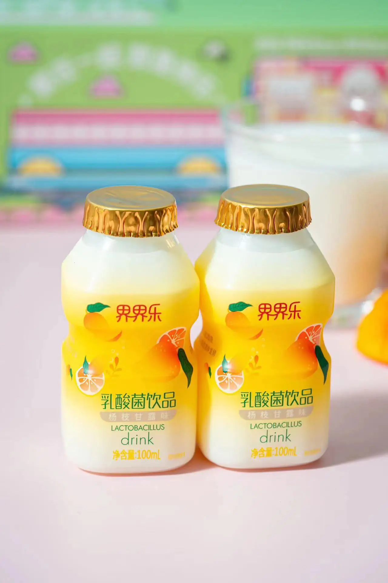 Viloe Life Soft Drink Chilled Mango Sago Cream with Pomelo Flavored Lactobacillus Drink