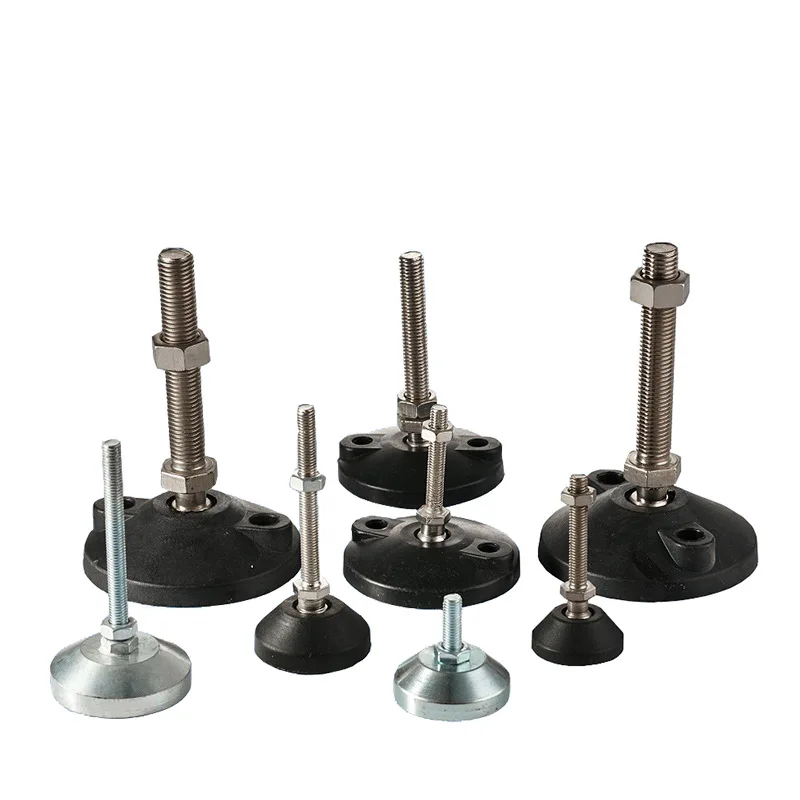 Table adjustable metal leveling feet