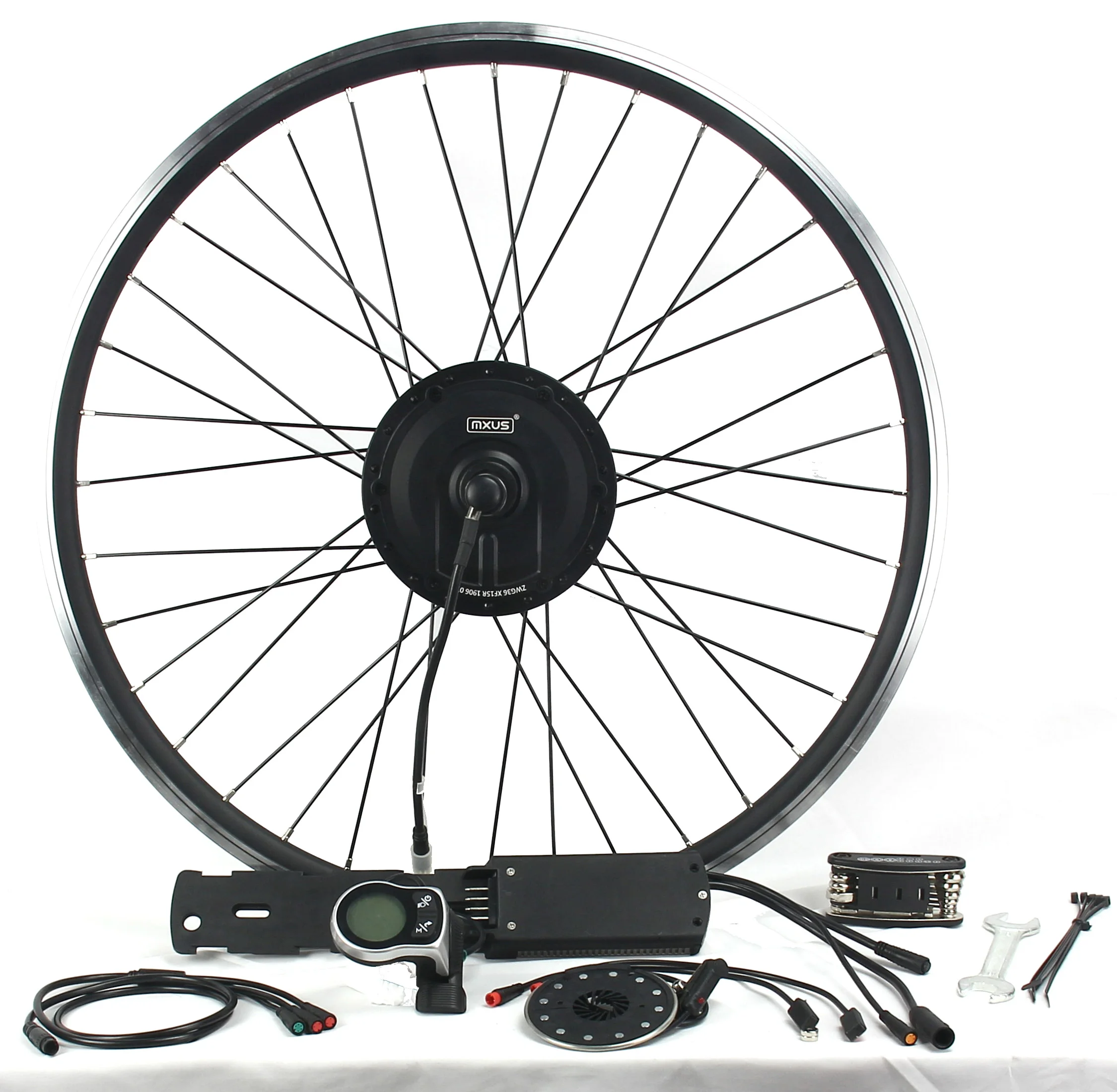 
26 inch wheel 48V500W electric bicycle rear motor conversion kit with battery for ebike 