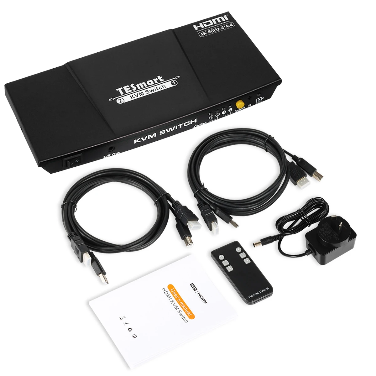 Time setting 4K@60Hz 4:4:4 Network HDMI 2 port USB KVM Switch