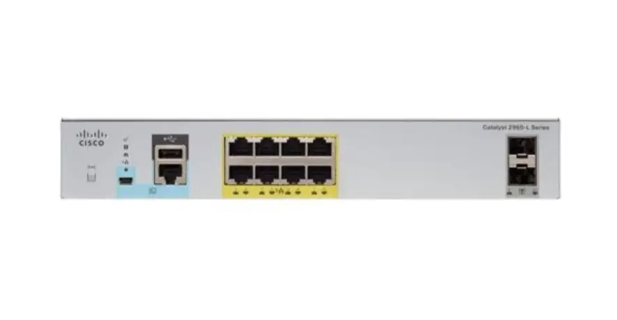 WS-C2960L-8PS-LL 2960L Series 8 Port PoE Switch