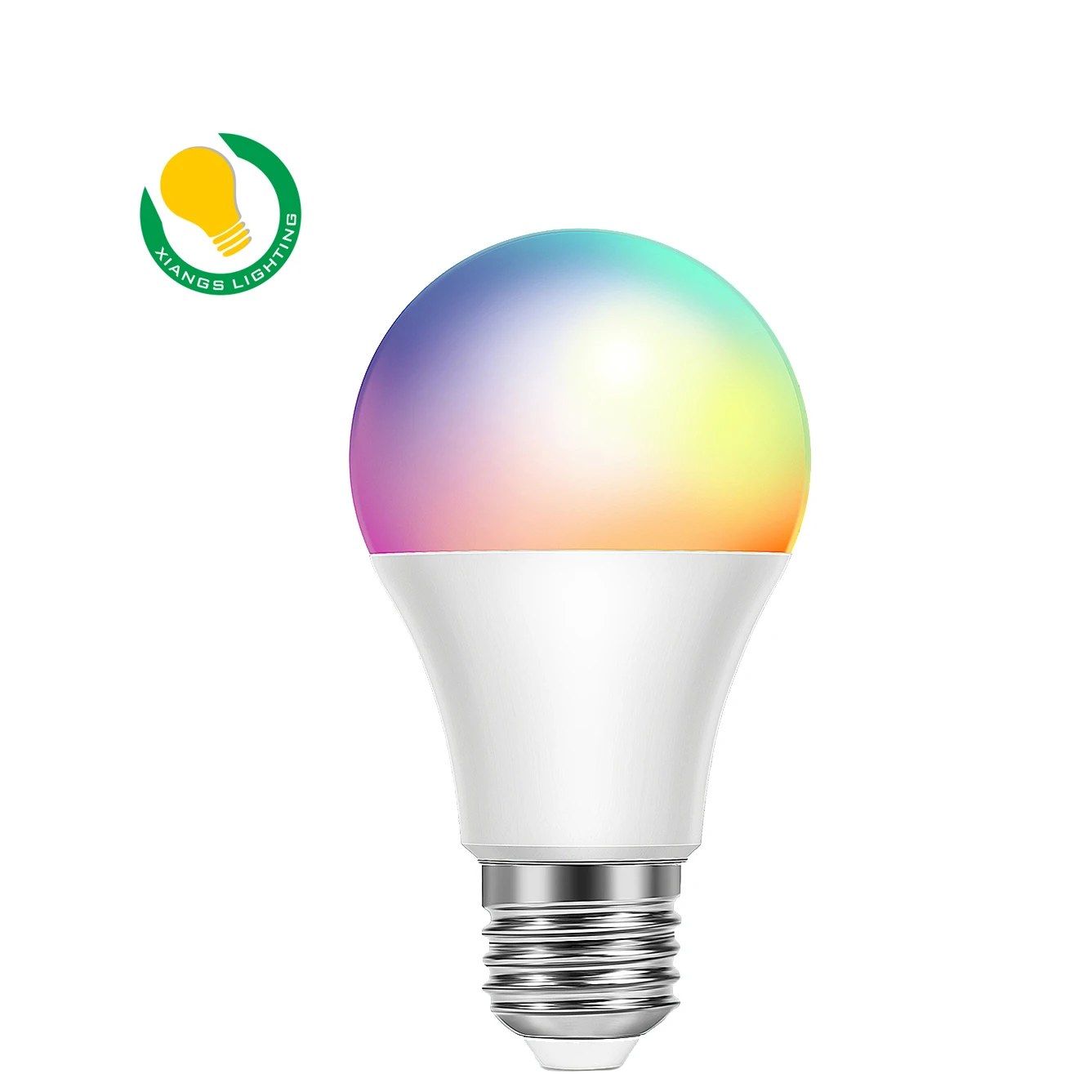 A60 9W APP Control RGB SMD LED Bulb, Dimmable CCT Adjustable E27 RGB Smart WIFI LED Bulb Light with Tuya Remote
