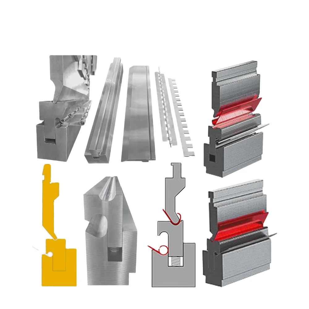 Bending machine mold tool hydraulic CNC bending machine under the mold flanging machine arc bottom die cutlass pointed knife