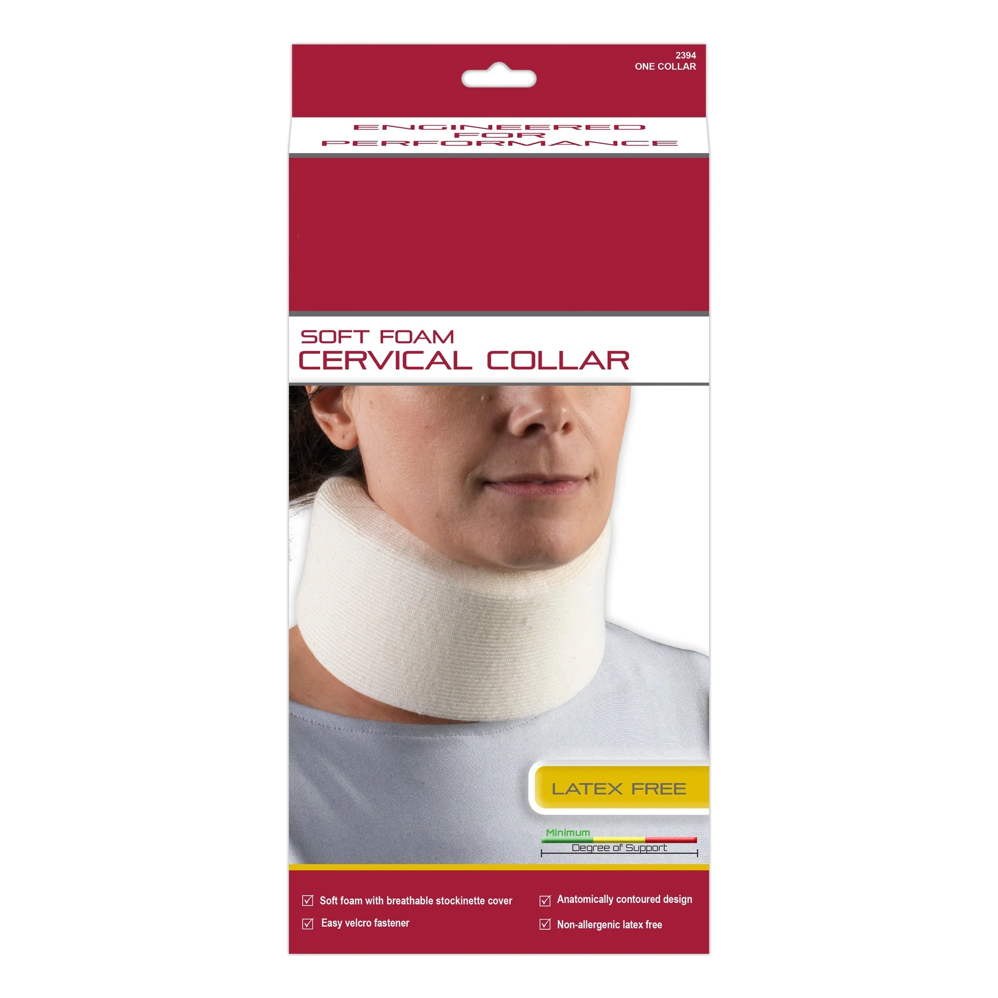 Neck Care Orthopedic Breathable Neck Brace Herniated Cervical Disc Minor Neck Pain Soft Foam Cervical Collar