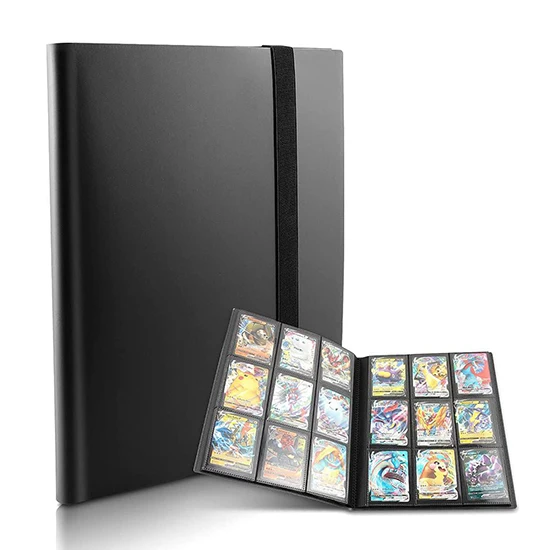 Ready to Ship 360 Pockets Trading Card Sleeves Folder Side Loading Pocket Binder Card Collector Album for Sport Trading Card