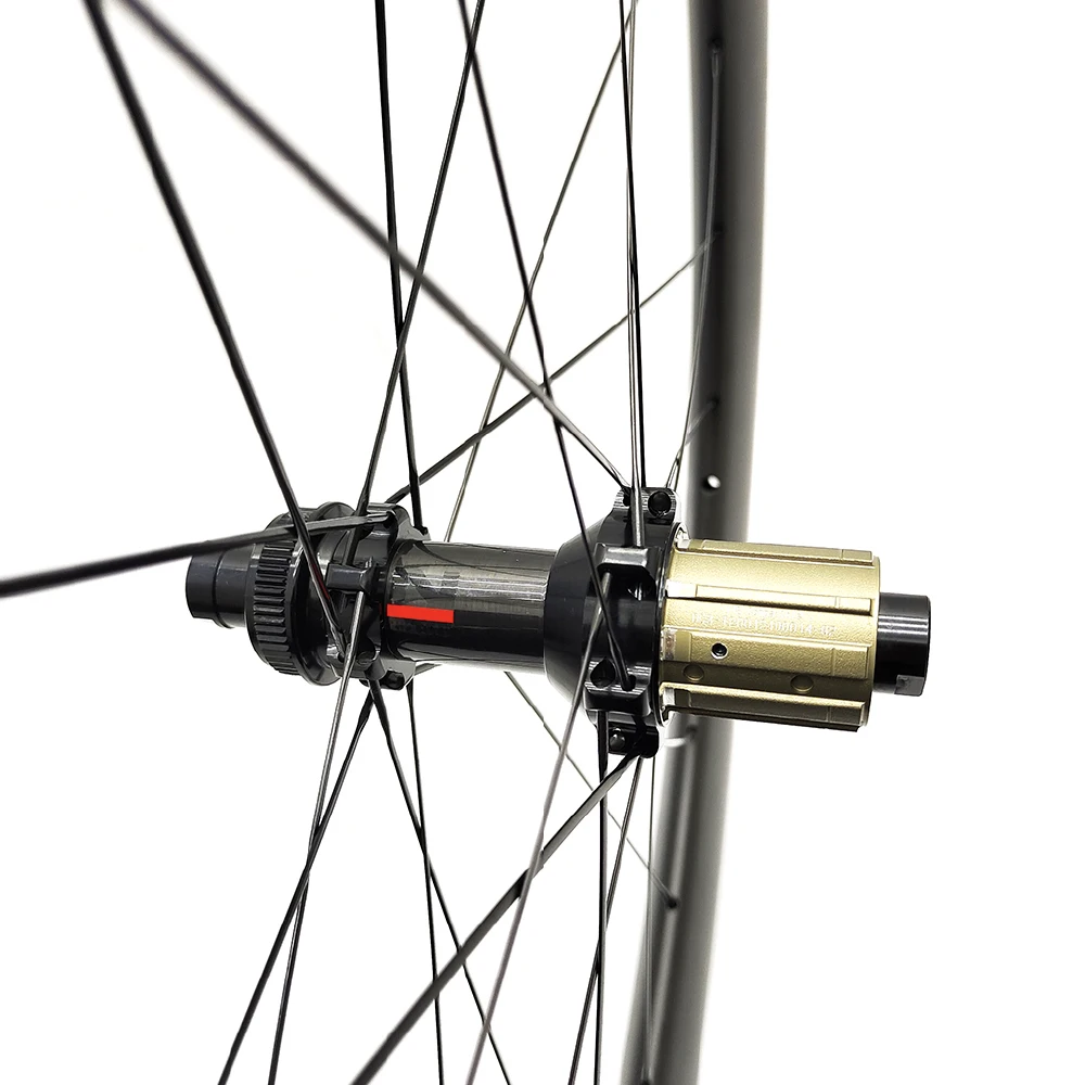 Full Carbon Bicycle Wheel 700c 45mm Novatec Boost Disc Brake AllRoad Gravel Road Bike Rim12mm Thru Axle Sapim cx-ray Spoke