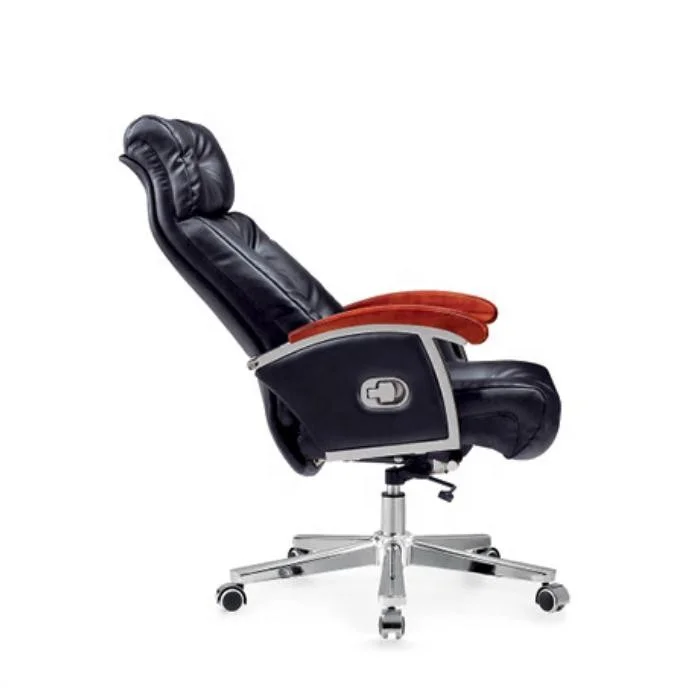 Deluxe CEO Chairs Boss leather Office Chairs High End Executive Chair wood