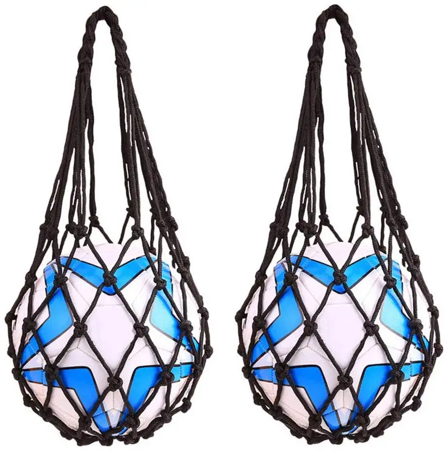 
Basketball Net Bag Soccer Football Mesh Storage Sports Ball Holder Nylon Carry Bag Durable Single Ball Carrier 