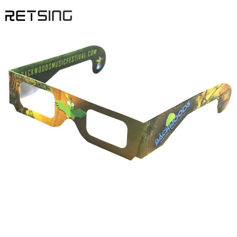 Factory price wholesale paper chromadepth 3d glasses