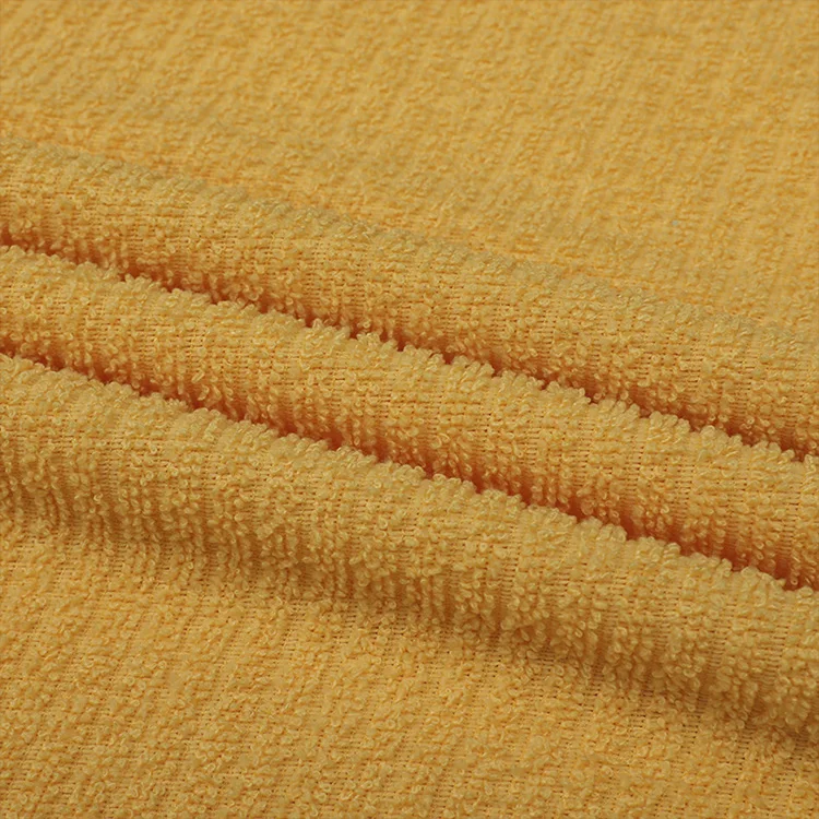 Personalized Wholesale Price Plaid Dyed Microfiber Polyester Brocade Towel Fabric