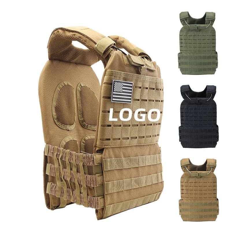 Customized High Quality 900D nylon Plate Carrier Molle Chaleco Tactico Tactical Vest