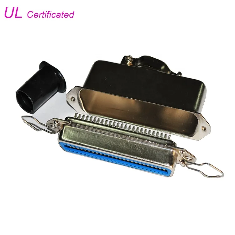 50 Centronics Pin Женский кабель для монтажа в 57-60500 припоя контактный разъем Centronic с верхним введите металлическая