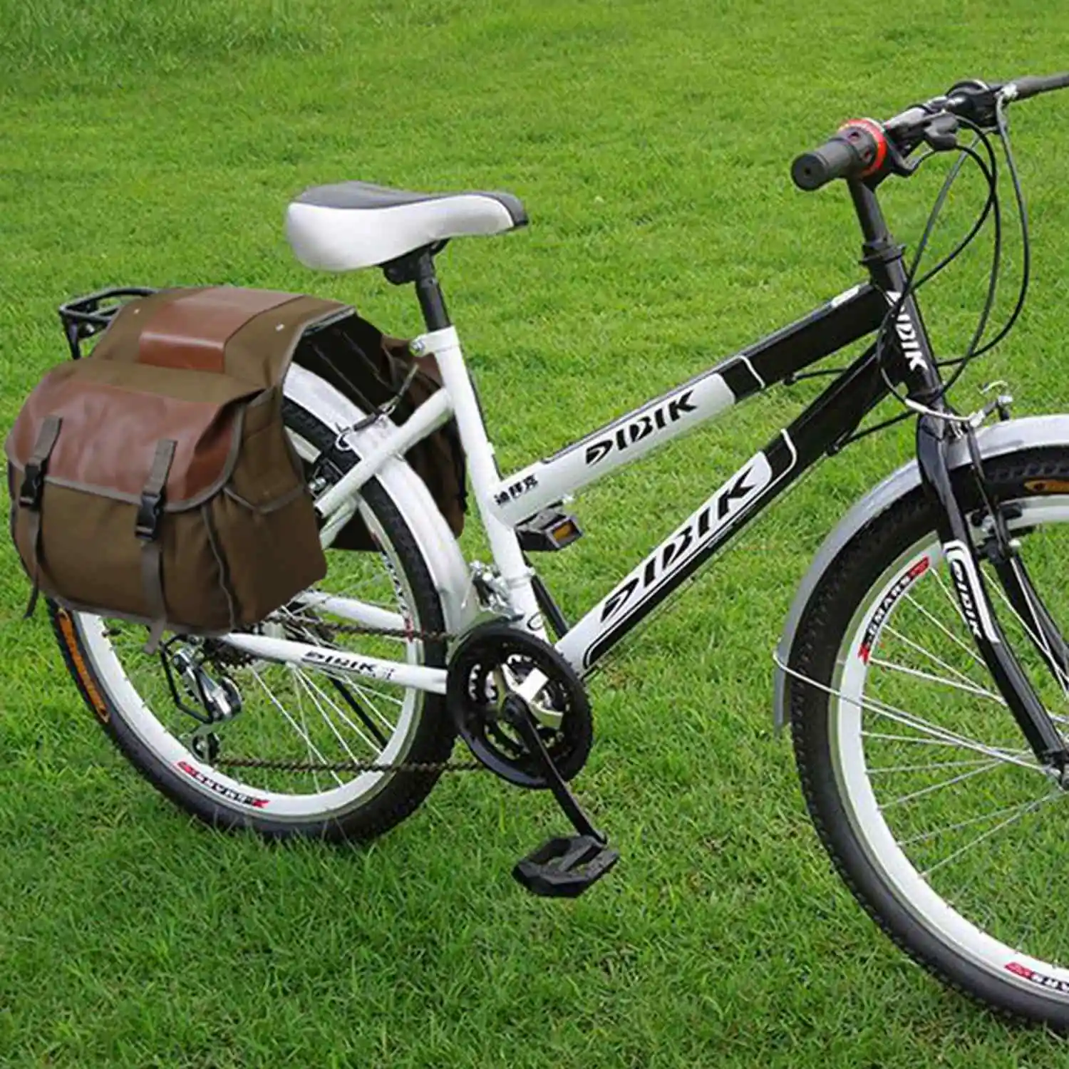 30-40L Bike Double Pannier Frame Bags Water Resistant Rear Seat Cargo Rack Carrier Bag Saddle Bag for Cycling Accessories