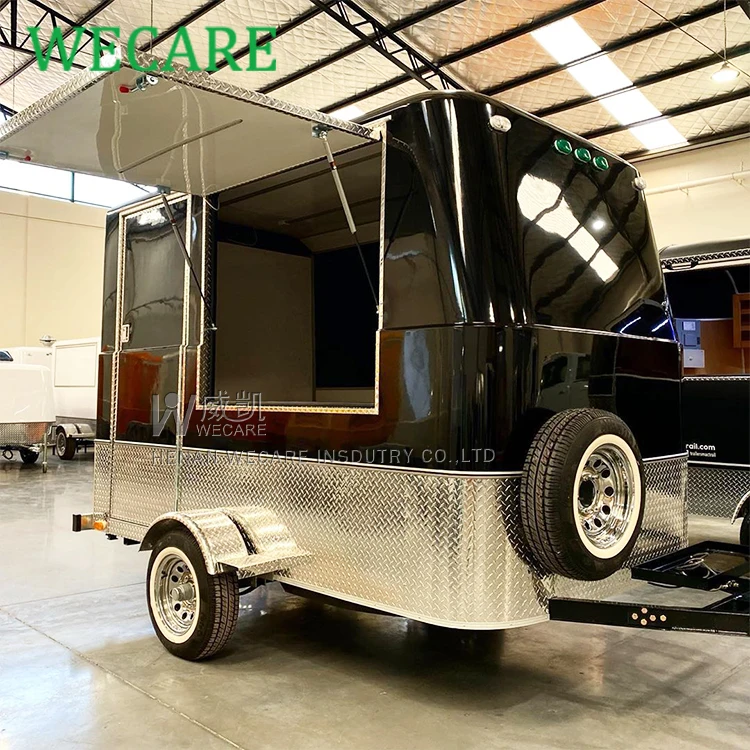 Wecare CE certified fast mobile food truck wedding trailer mobile bar for sale