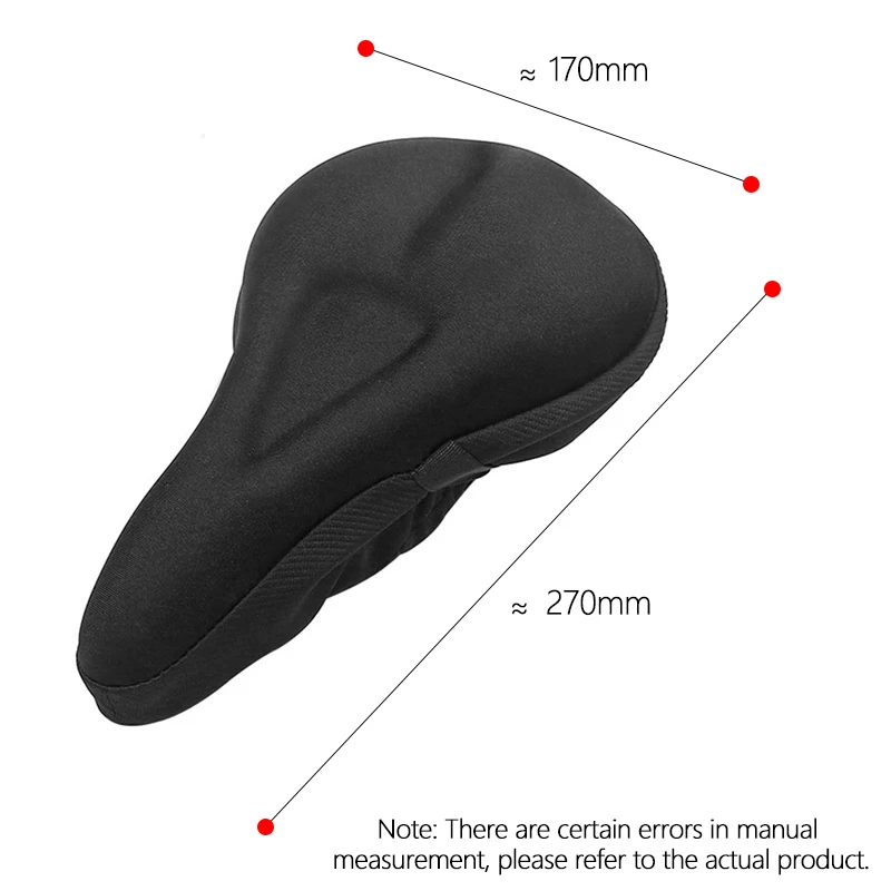 Bicycle Cushion Cover Mountain Bike Thickened 3d Seat Cover Riding Equipment Accessories Comfortable Saddle Cushion