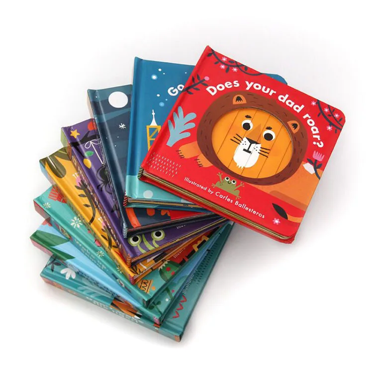 Square Baby Children Board Book Printing Service on Demand Kid