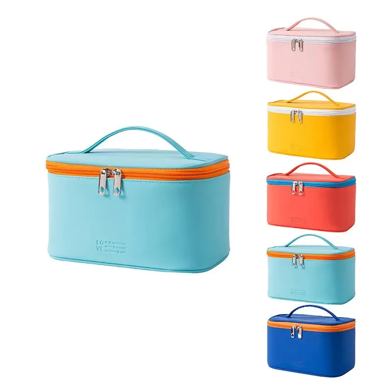 Hot Selling Portable Cosmetic Bag Ins Wind Portable Travel Skin Care Products Wash Bag Cosmetic Storage Bag