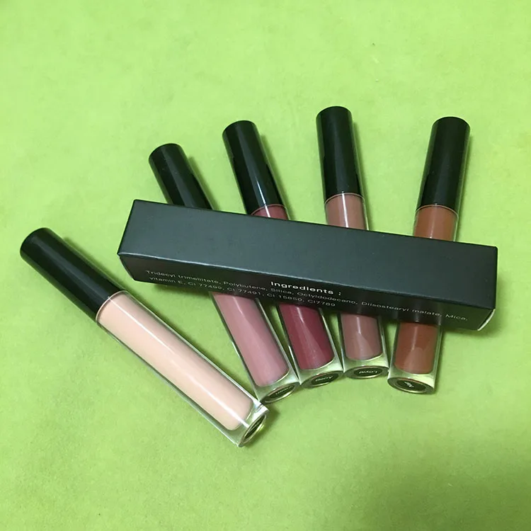 
Ready to ship 50 pieces moq glitter lip gloss private label shiny lip gloss with tube and packaging 