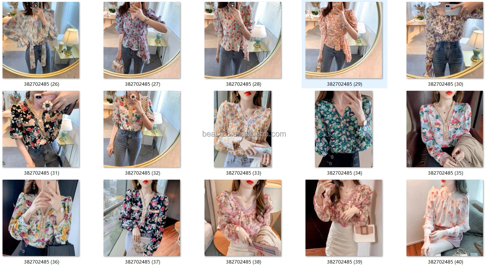 2024Best Seller Woman Shirts and Blouses Elegant Women Blouses and Tops Lady Summer Long for Women Adults Chiffon Knitted Sweet