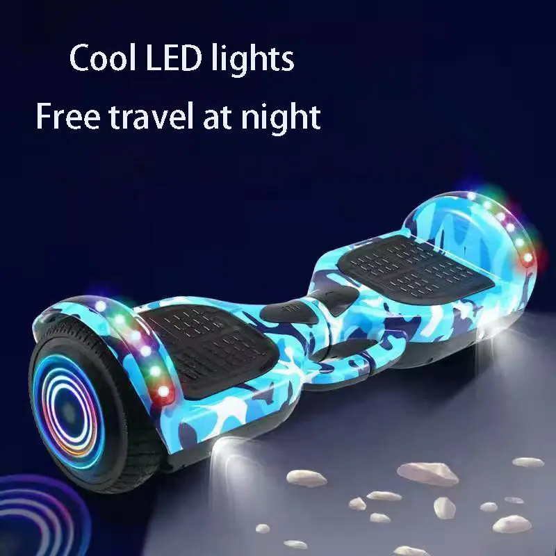 6 5 дюймовые электрические самобалансирующиеся скутеры Bluetooth цветные 2-колесные детские