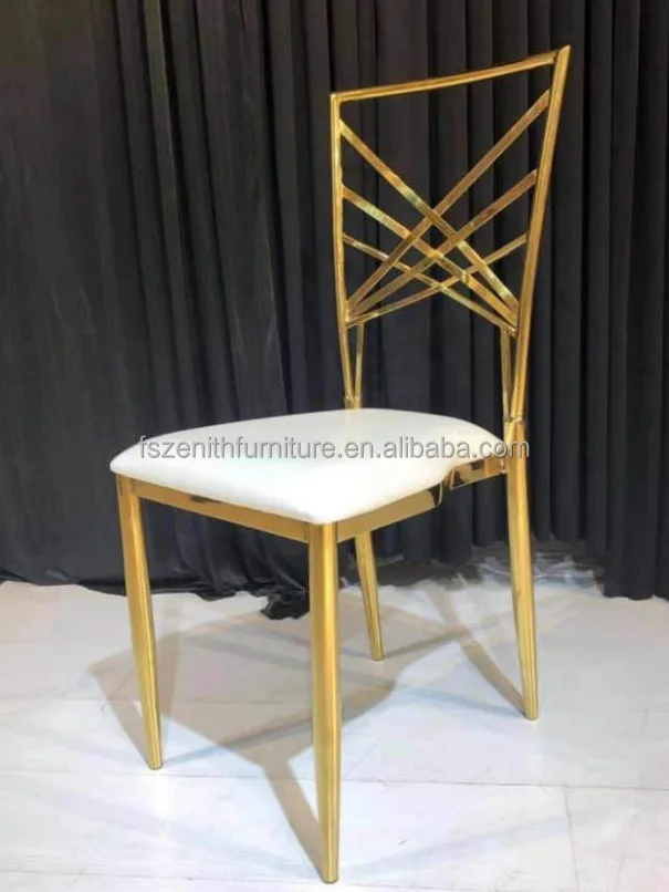 Оптовая продажа золотистых банкетных столов и стульев из нержавеющей стали для торжеств и свадеб